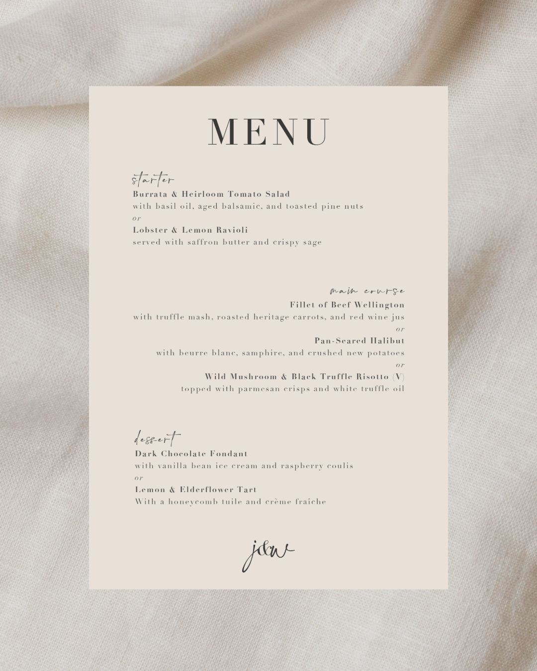 The Engagement Menu